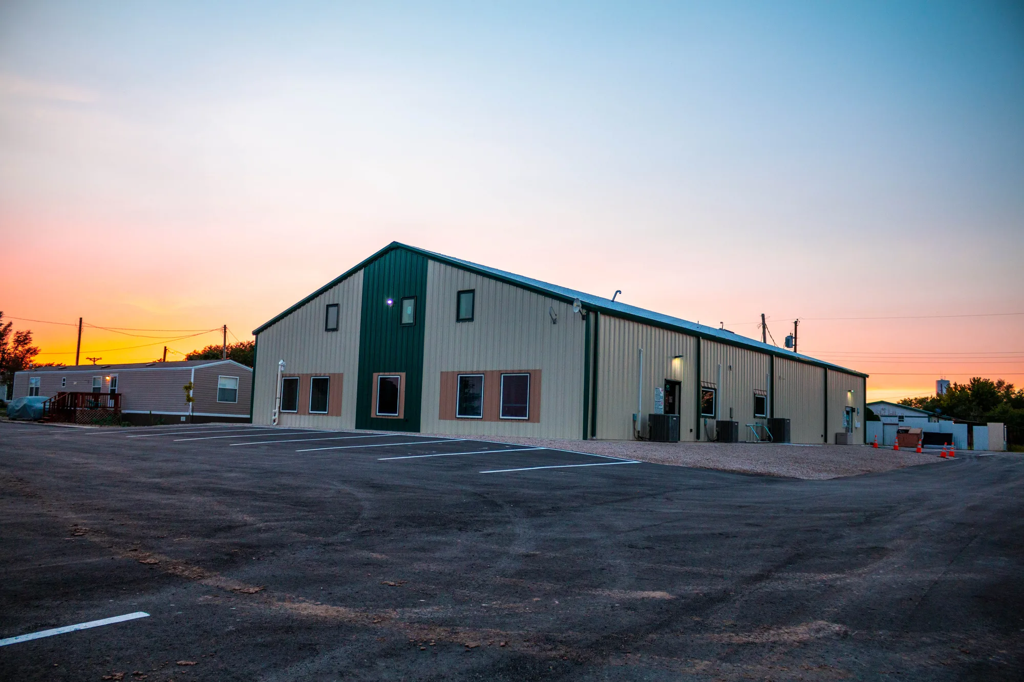 The Cactus Nazarene Ministry Center building in Cactus, Texas